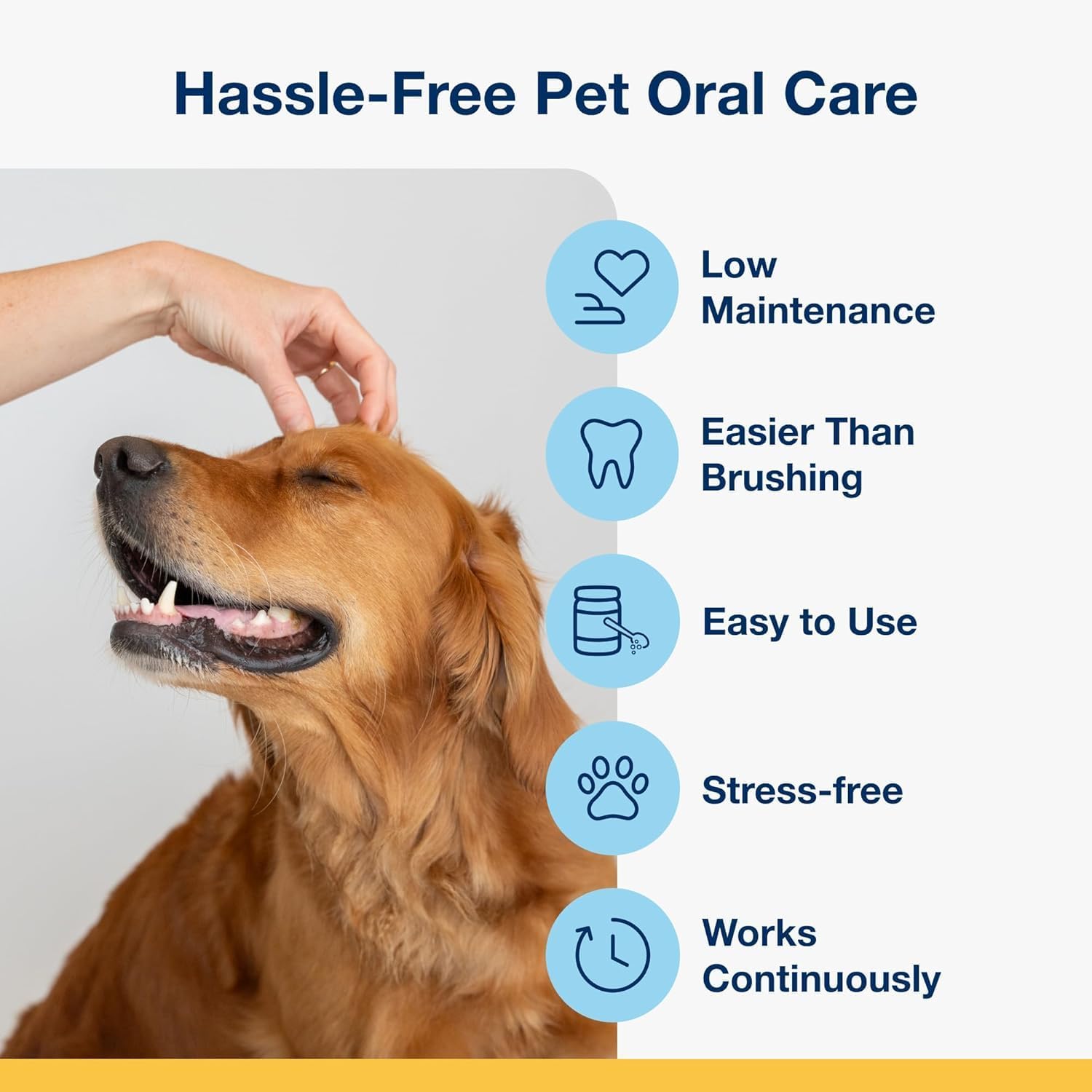 Proden PlaqueOff Dental Care for Dogs and Cats, 420gm | VOHC Accepted Dental Powder for Pet Oral Care - Supports Fresher Breath and Dental Hygiene - 100% Natural Kelp Formula - Image 5