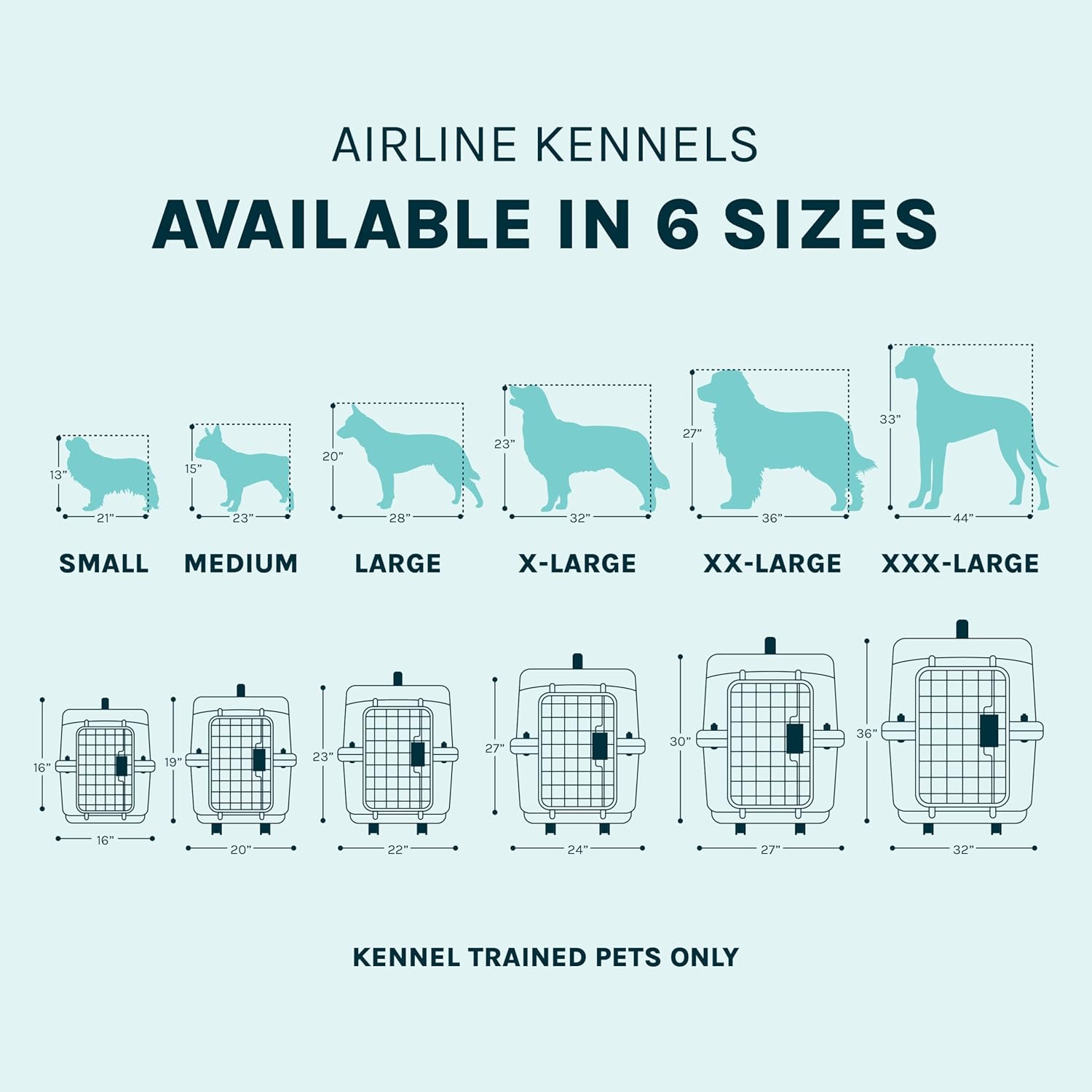 SportPet Airline Compliant LARGE 31.5" Travel Dog Kennel- Durable Plastic Airline Pet Carrier w/ Removable Wheels & Food Bowls, Collapsible Indoor/Outdoor Dog Kennel, Dogs up to 28"L & 20"H-Dark Gray - Image 11