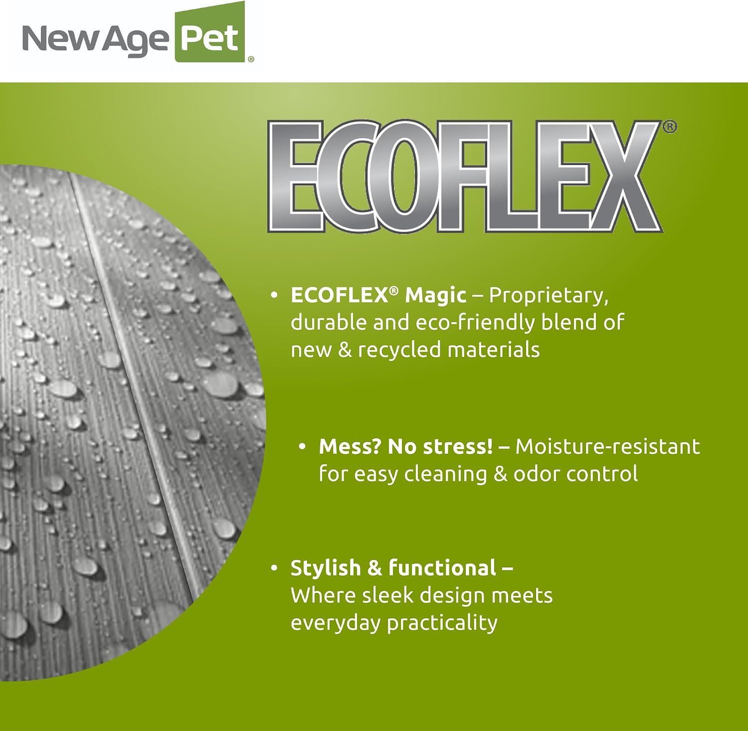 New Age Pet ECOFLEX Small 24" Reptile Habitat Enclosure, Glass Front Terrarium for Snakes, Lizards & Tortoises, in Maple or Grey, Easy to Clean, Front Access Design - Image 6