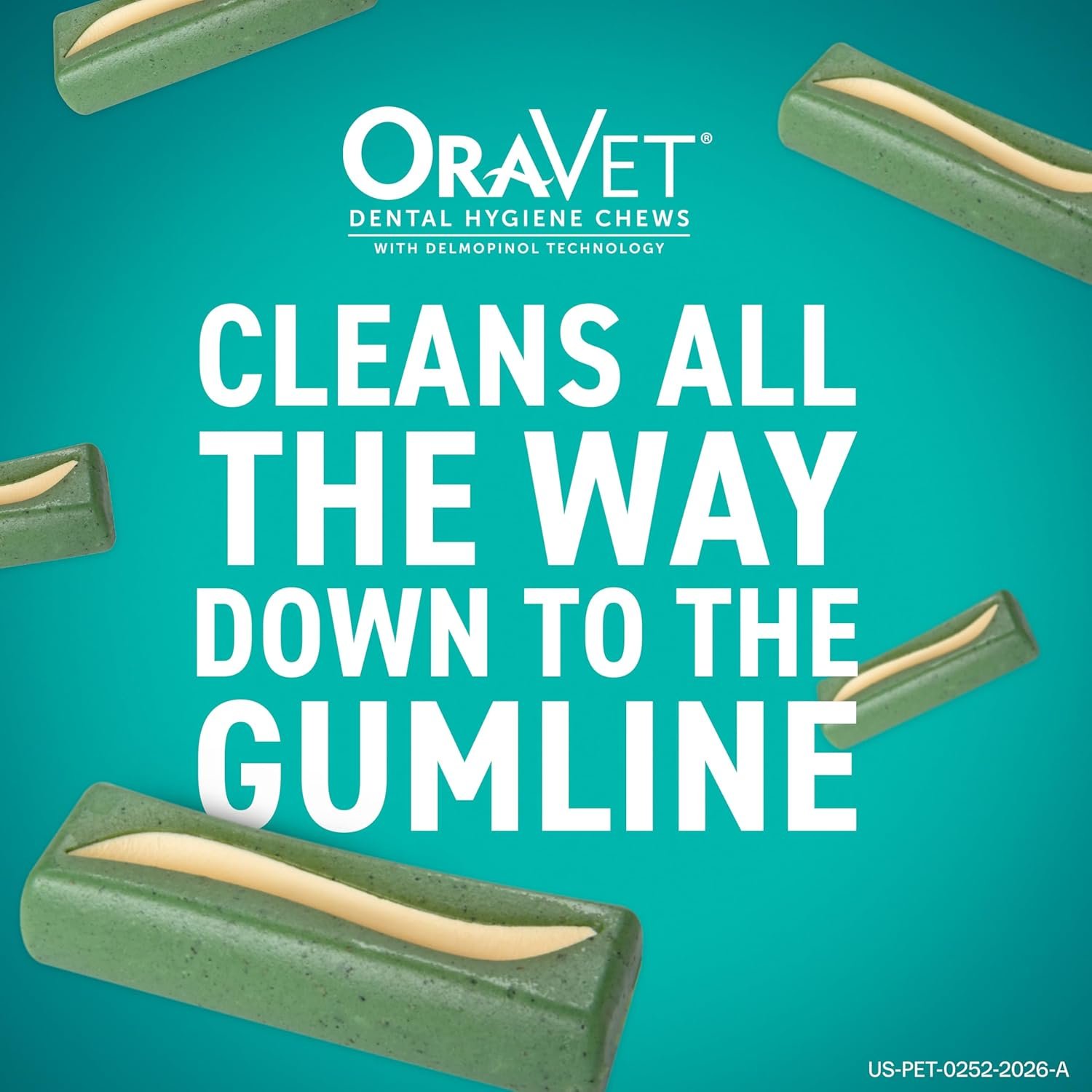 OraVet Dental Chews for Dogs, Oral Care and Hygiene Chews (Extra Small Dogs, 3.5-9 lbs.) Yellow Pouch, 30 Count | VOHC-accepted dual-action chew reduces plaque & tartar, freshens breath barrier vet-recommended yellow 30 pack - Image 2