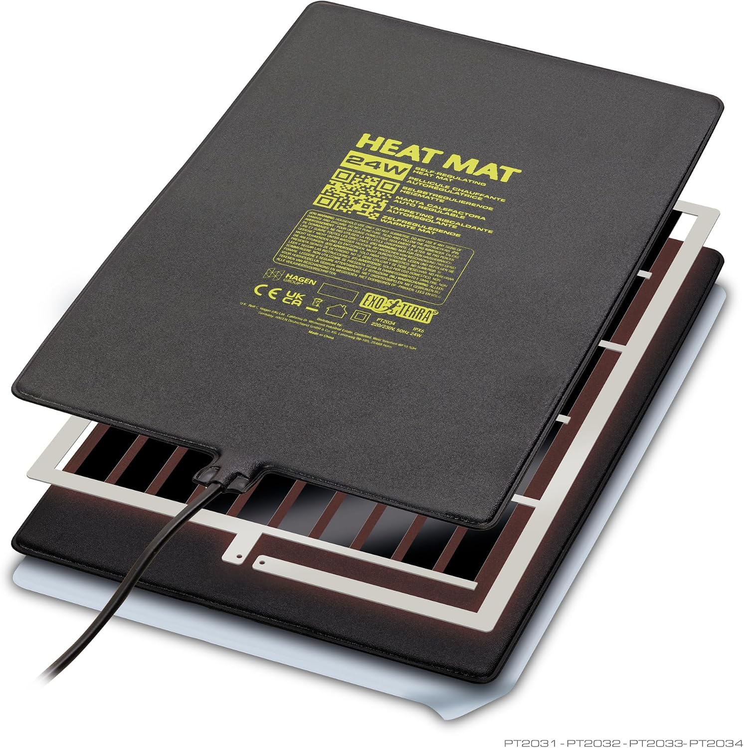 Exo Terra Heat Mat, Self-Regulating Reptile Heating Pad for Terrariums, 24W | Conductive Source for Reptiles & Amphibians, Fast Warm-Up, Safe & Energy Efficient, Even Distribution - Image 4