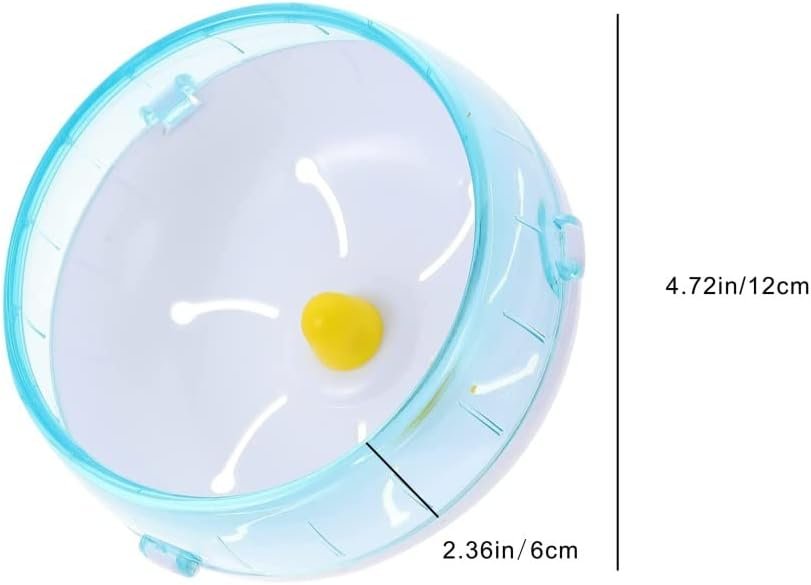 Silent Hamster Wheel - Exercise Wheel for Syrian Hamsters - Quiet Spinner Running Wheel for Small Animals - Pet Hamsters Gerbils Mice Rats Guinea Pig Hedgehog Exercise Wheel Toy - Image 2