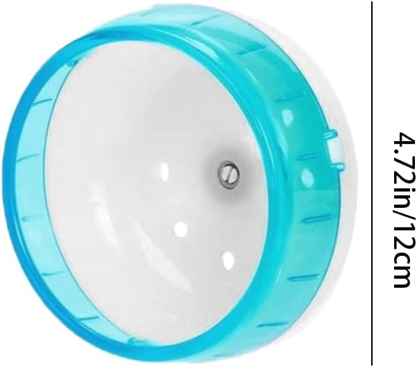 Silent Hamster Wheel 4.7 Inch Small Animal Running Exercise Wheel | Quiet non-slip design with smooth rotation, ideal for hamsters and small pets to enjoy daily exercise at home. - Image 4