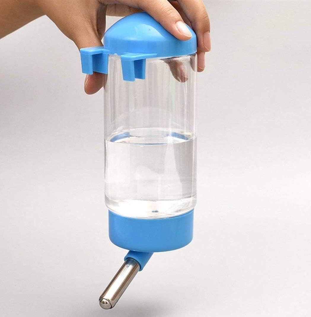 2 pcs 16oz Small Animal Water Bottle,Rabbit Water Bottle | No Drip,BPA Free,For Bunny Ferret Hamster Rabbit,Random Colors - Image 2
