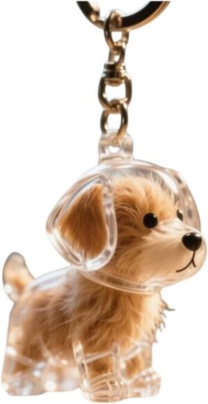 Dog Hair Collector Keychain Charm M...