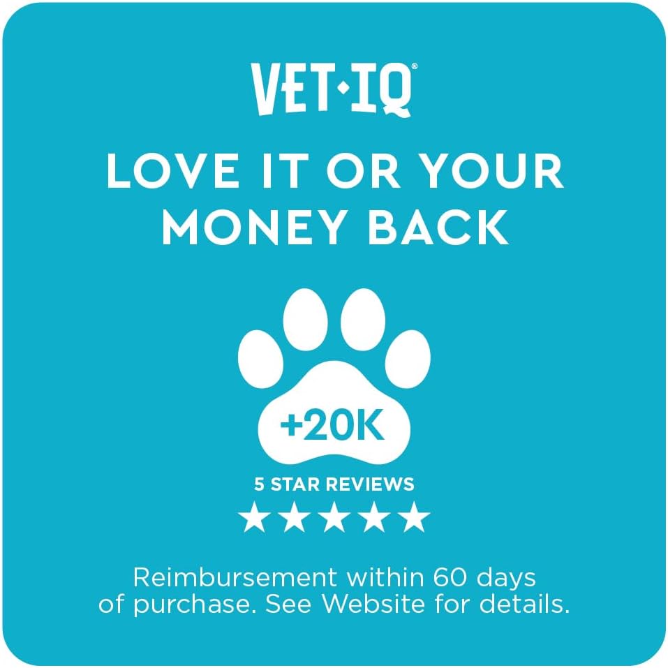 VetIQ Glucosamine Hip & Joint Supplement for Dogs, 180 Soft Chews, Joint Support Supplement with MSM and Krill, Dog Health Supplies Large & Small Breed, Chicken Flavored Chewables | Supports mobility for large & small breeds; glucosamine, MSM & krill oil; chicken-flavor chewable; daily joint support - Image 7