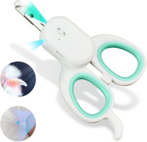 PAKEWAY Pet Nail Clipper with LED &...