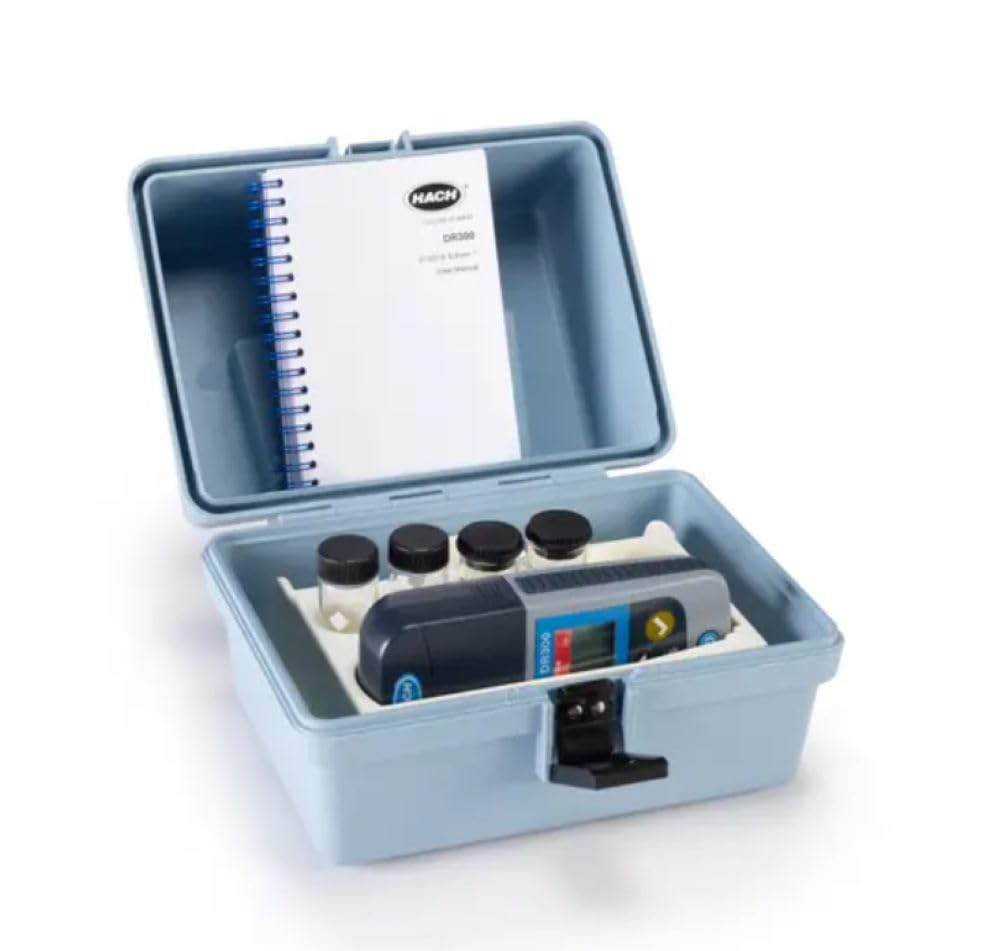 Hach DR300 Pocket Colorimeter, Free + Total Chlorine LR/HR, LPV445.97.00110 | Waterproof Portable Design, Large Backlit Display, Easy-to-Use Interface, Includes Carry Case, Reliable Water Quality Testing - Image 5