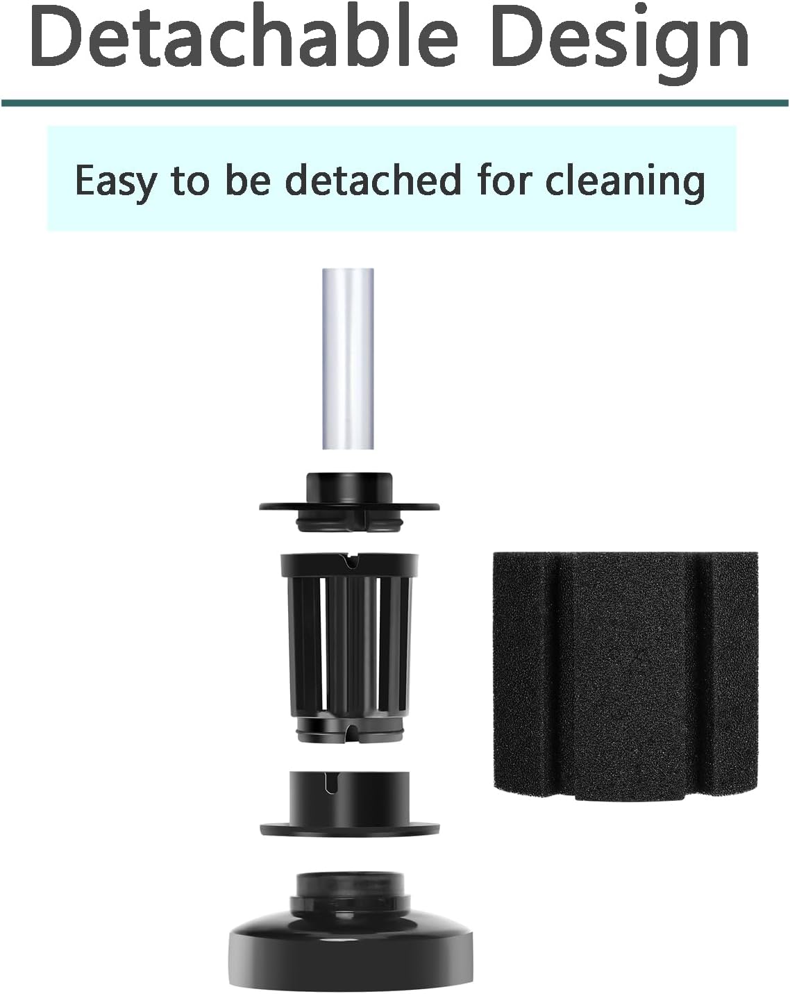 AQUANEAT 3 Pack Aquarium Bio Sponge Filter Breeding Fry Betta Shrimp Nano Fish Tank (Small up to 10Gal) - Image 3