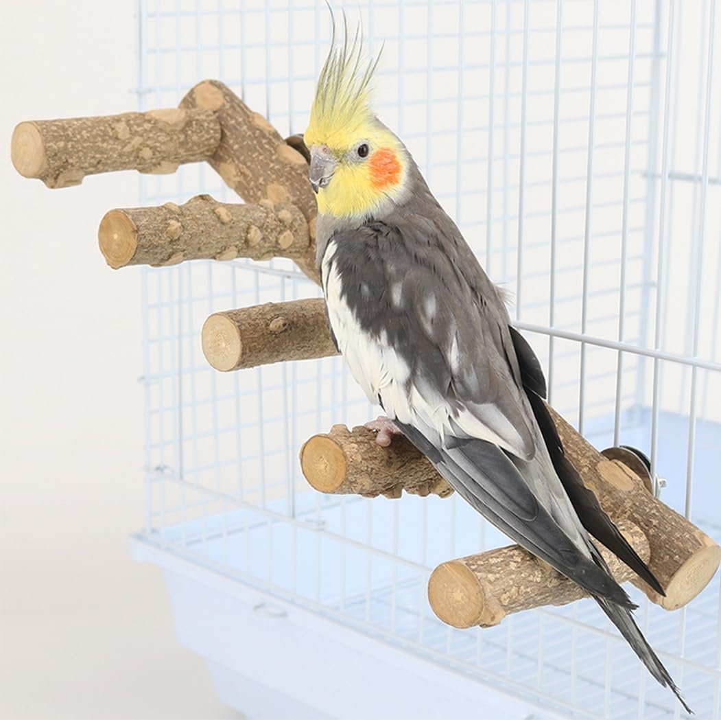 Bird Parrot Ladder Perch for Cage, ...