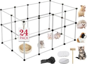 24 Panels Portable Small Animals Pl...