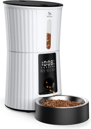 Petory Automatic Cat Feeder, 4L Dry...