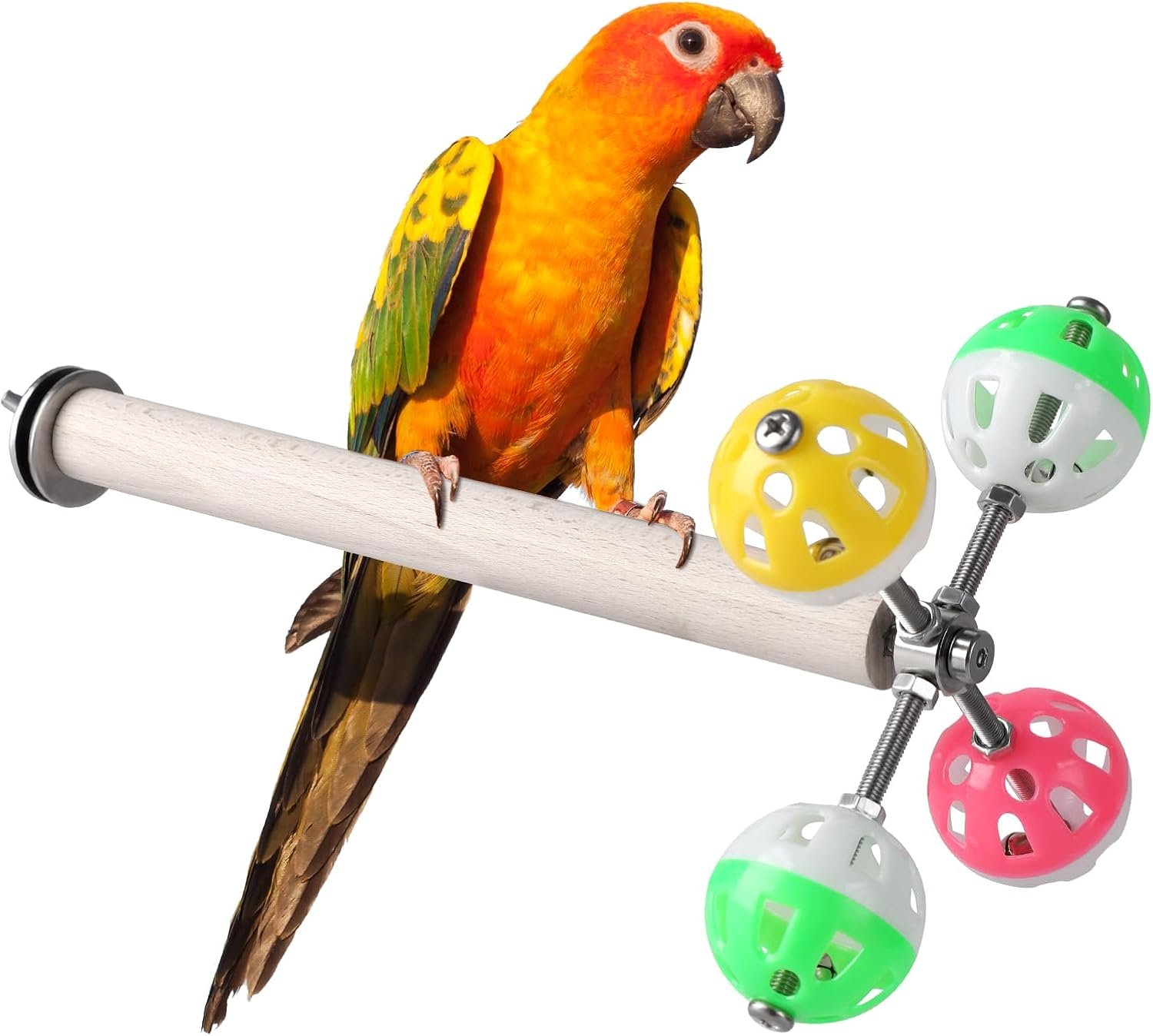 Teniinet Stand Perch Toy with Rotat...