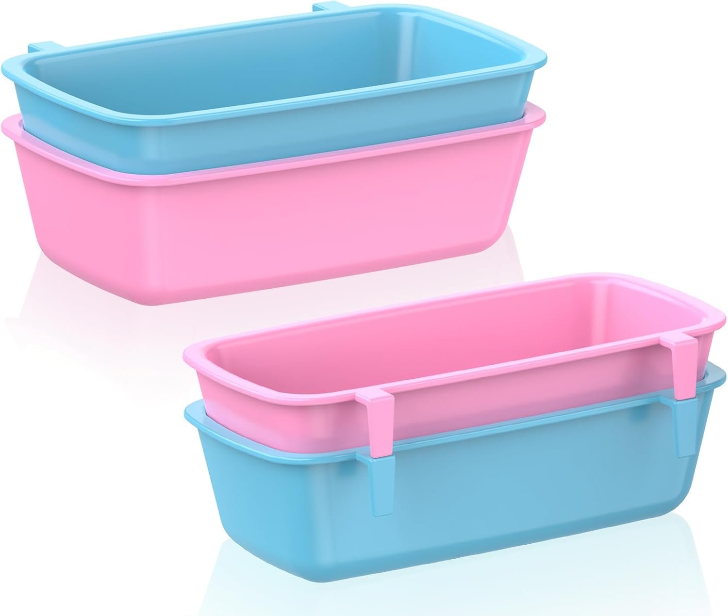 Pawfly 4 Pcs Cage Cups Hanging Plas...