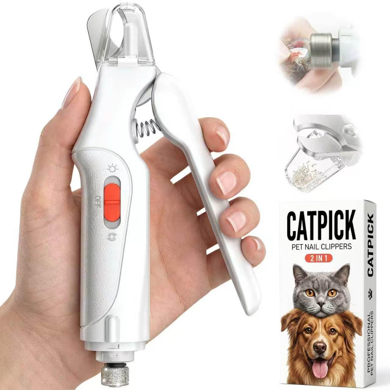 CATPICK 2-in-1 Cat Nail Clippers &#...
