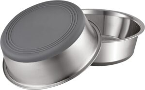 PEGGY11 Nonslip Stainless Steel Dog...