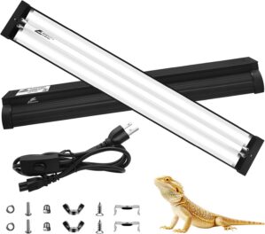 T5 10.0 UVB Reptile Light Fixture C...