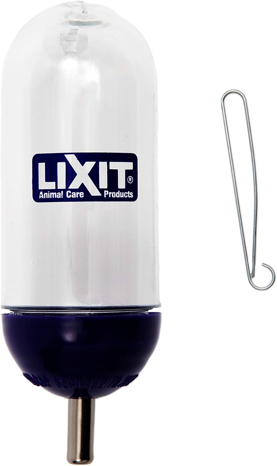 Lixit® Bell Style Aquarium Cage Climbing Resistant Water Bottles for Rats, Hamsters Gerbils, Mice and Other Small Animals (5 Ounce) - Image 2