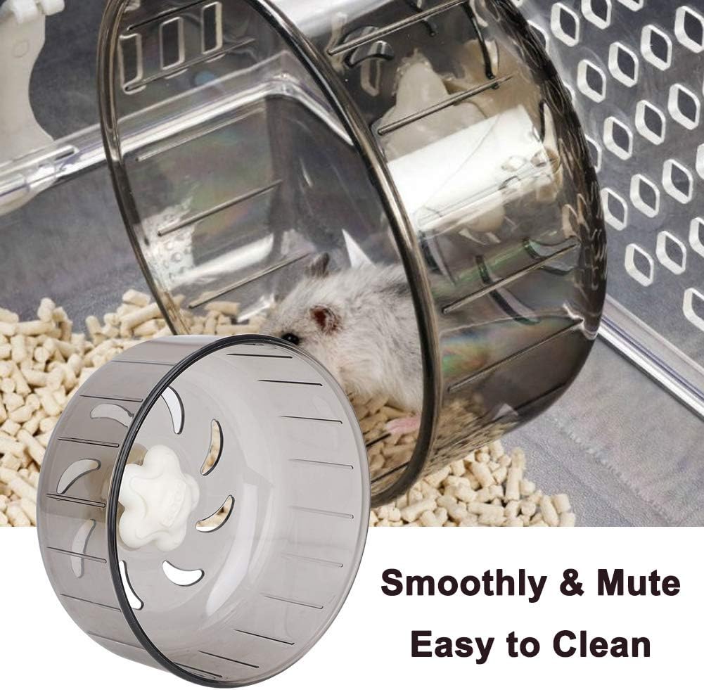 GOLDEAL 5.1 Inches Small Silent Hamster Wheel, Toys for Cage, Super Mute Spinner Exercise Running Wheel for Gerbils or Mice - Image 3