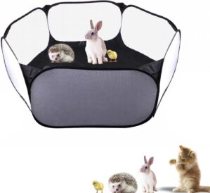 Small Animals Playpen, Portable Pop...