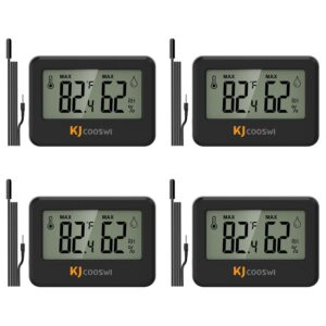 4PCS Mini Digital Hygrometer and Th...