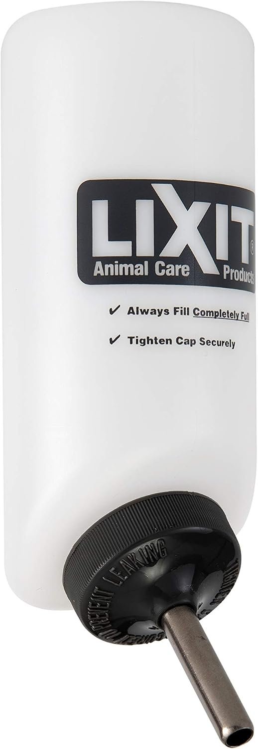 Lixit Pet Wide Mouth Water Bottle (16 oz), translucent, 8802 - Image 6