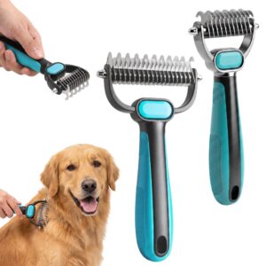 Double-Sided Pet Grooming Rake For ...