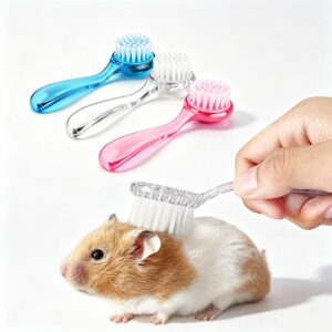 3Pcs Hamster Bath Brush and Comb So...