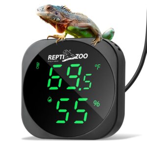 REPTI ZOO Thermometer Hygrometer, L...