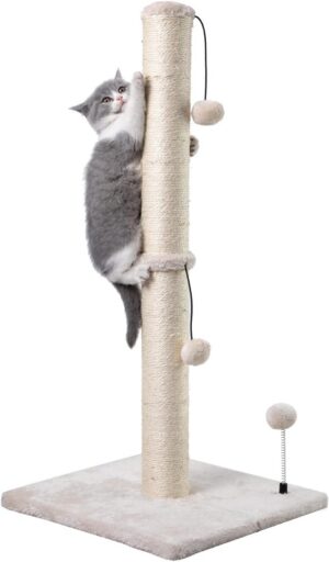 MECOOL 34” Tall Cat Scratching Po...