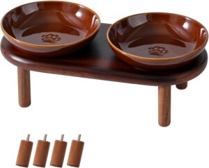 Havniva Elevated Cat Bowls Raised C...