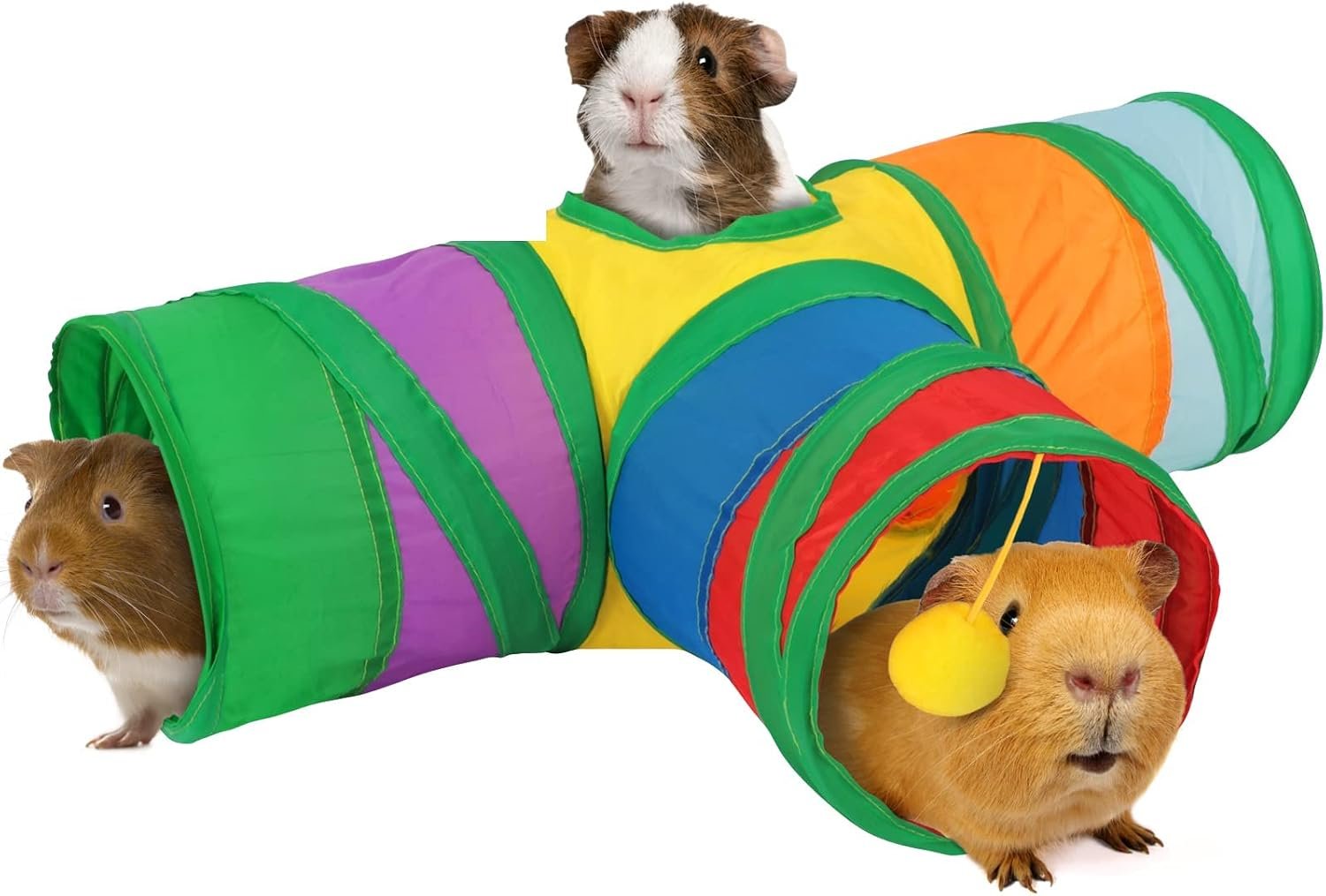 Rypet Guinea Pig Tunnel Hideout 3-W...