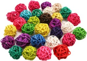LIUSM 20 Pcs Colorful Handmade Wick...