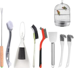 Bird Cage Cleaning Brush Tool Set, ...