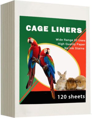 ZIQON 120 Pcs Bird Cage Liner Paper...