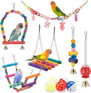 Bird Parakeet Toys – Swing Ha...