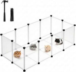SONGMICS 20 Panels Pet Playpen with...