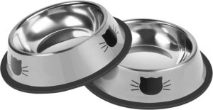 Serentive 2 Pcs Non-Slip Stainless ...