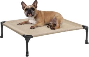 Veehoo Outdoor Elevated Dog Bed for...