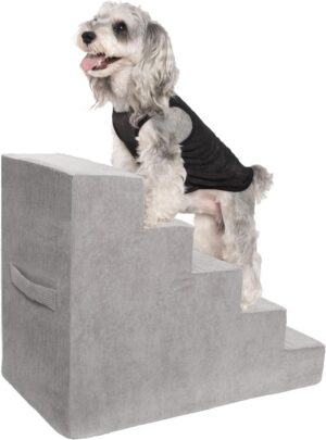 MEWANG 22.83”H Dog Stairs for...