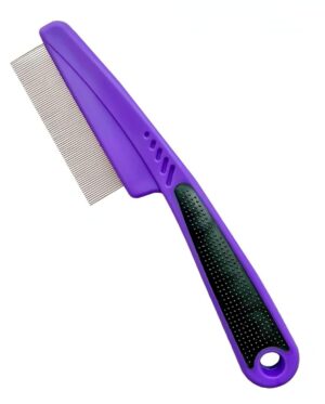 Yumflan Flea Comb with Rubber Handl...