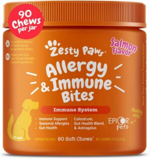 Zesty Paws Dog Allergy Relief Chews...