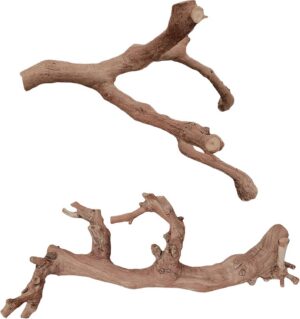 BNOSDM 2PCS Reptile Wood Branches D...