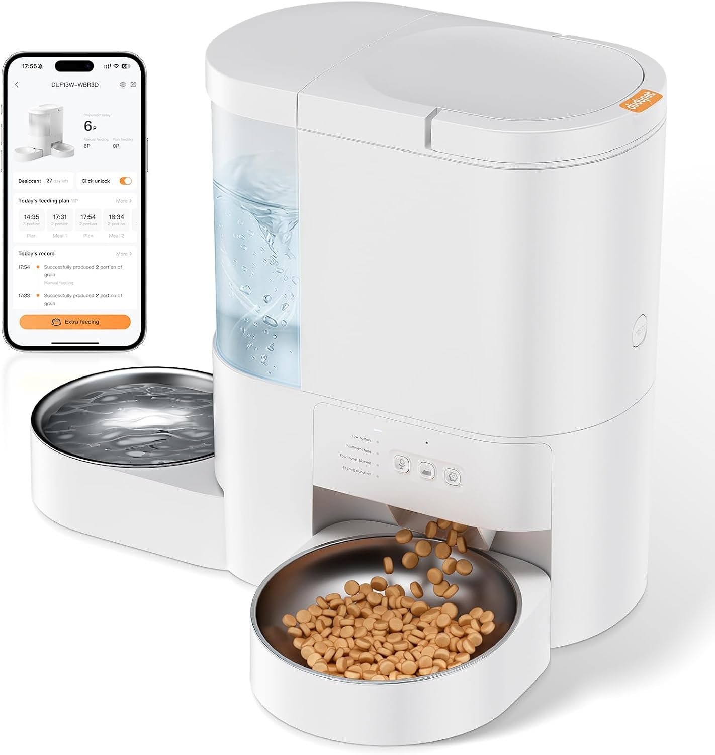 Automatic Cat Feeder and Water, 5G ...