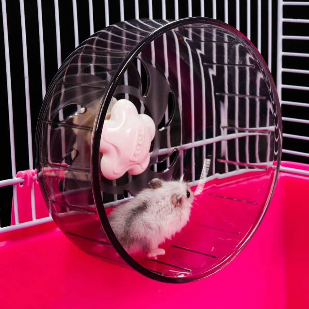 GOLDEAL 5.1 Inches Small Silent Hamster Wheel, Toys for Cage, Super Mute Spinner Exercise Running Wheel for Gerbils or Mice - Image 6