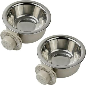 2Pcs Pets Lightweight Stainless Ste...