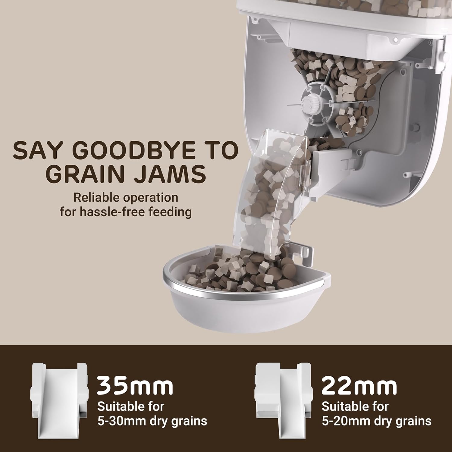 iPettie Smart WiFi Hanging Cage Feeder for Rabbits, Cats, Dogs & Hamsters - Perfect for Pet Stores, Remote & Portion Control, Timed Feeding, 62oz Capacity, Compatible with 5-30mm Dry Food - Image 6
