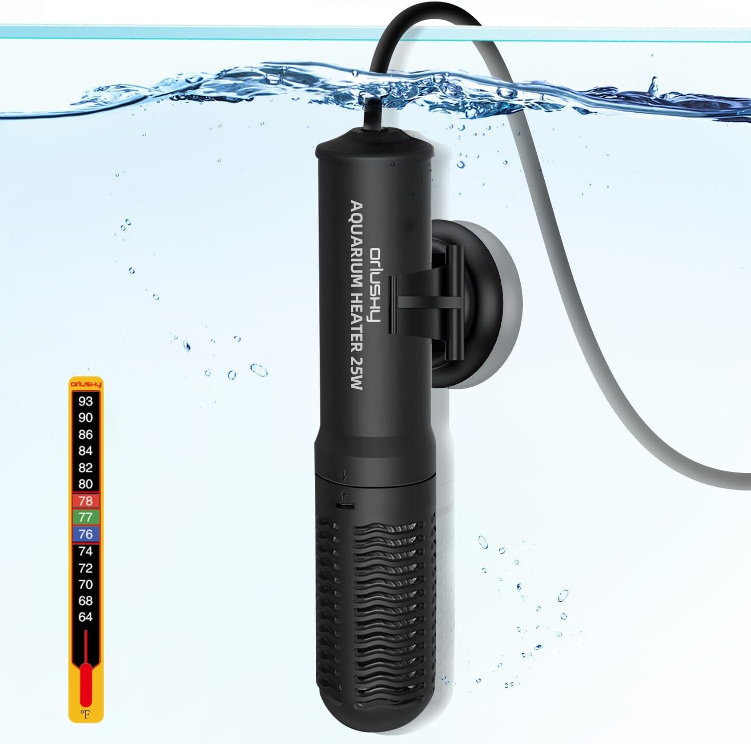 Orlushy 25W Small Submersible Aquar...