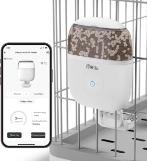 iPettie Smart WiFi Hanging Cage Fee...