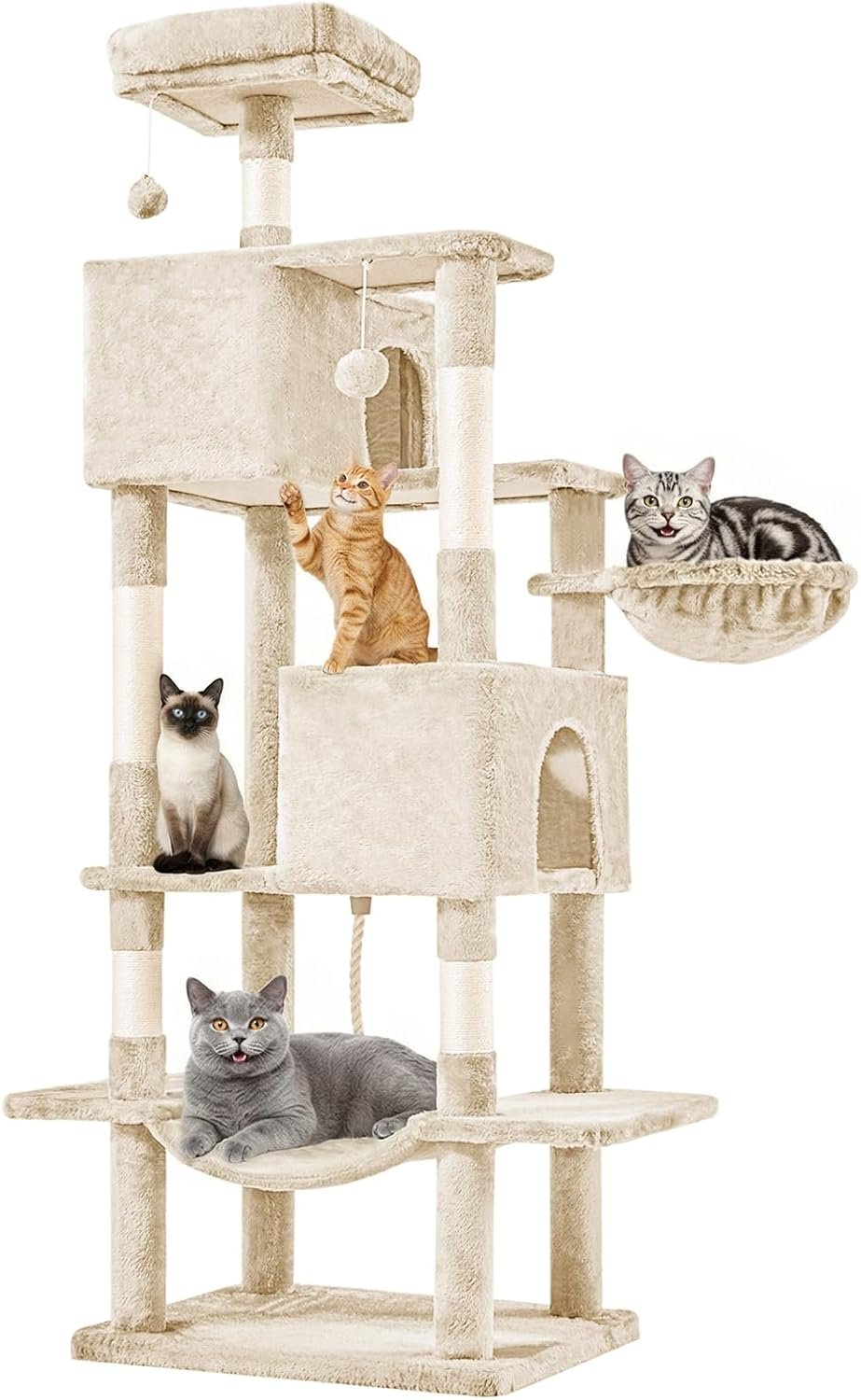 DUMOS Large 66 Inch Cat Tree Tower ...